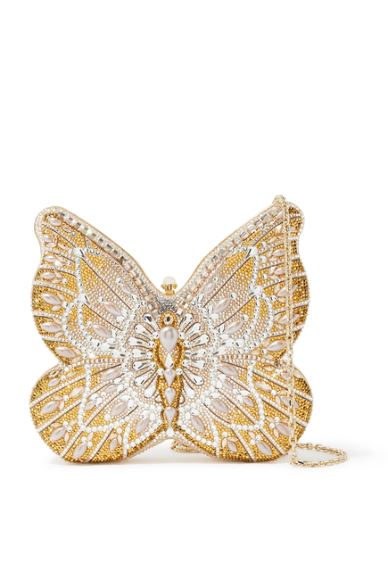 Butterfly Pearly Clutch